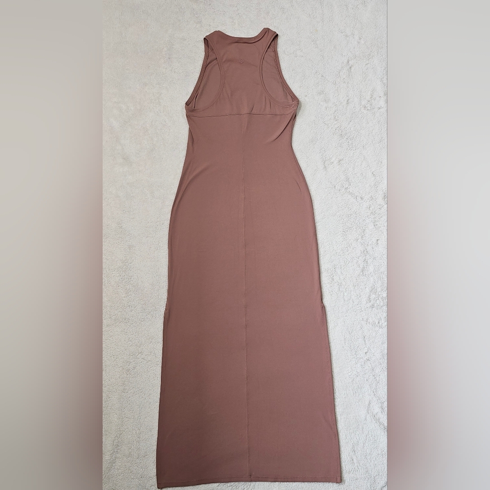 Lululemon Women Red Rust Get Going Racerback Sleeveless Maxi Size 14.5In Pit - Picture 6 of 10